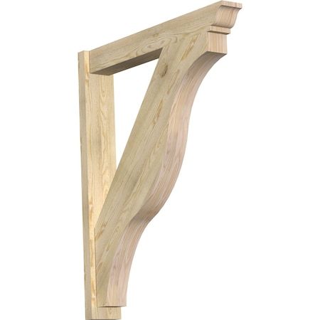 Ekena Millwork Funston Traditional Rough Sawn Outlooker, Douglas Fir, 6"W x 38"D x 46"H OUT06X38X46FST01RDF